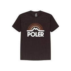 T-shirt de randonnée Poler Mountain Rainbow pour hommes