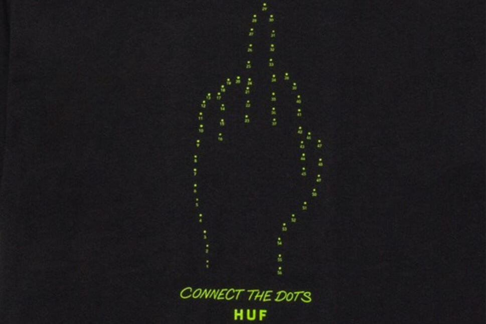 Koszulka turystyczna męska HUF Connect The Dots