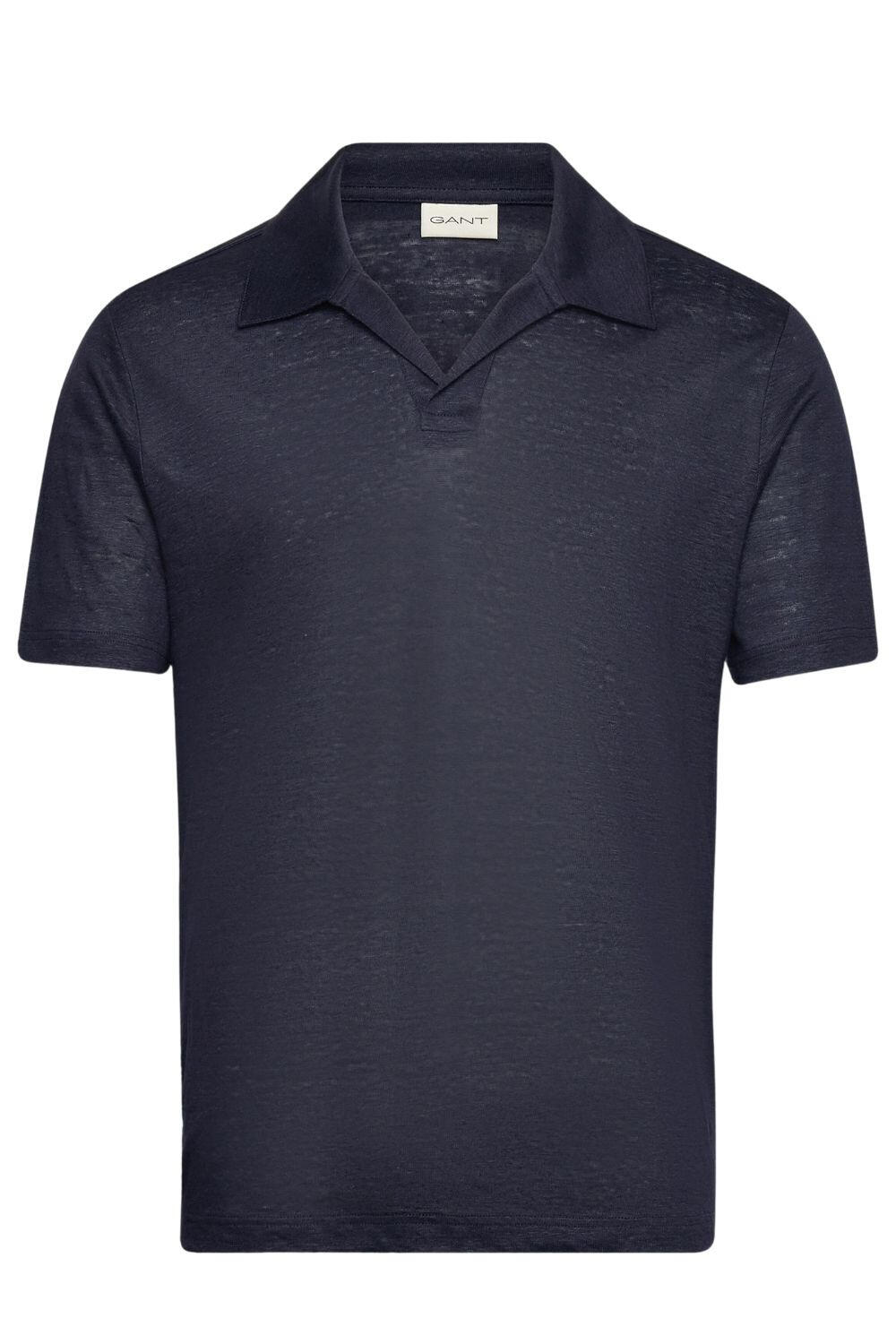 GANT Heren Gant Linnen Ss Poloshirt