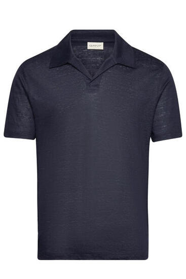 Herren Gant Leinen Ss Polohemd