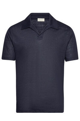 Herren Gant Leinen Ss Polohemd