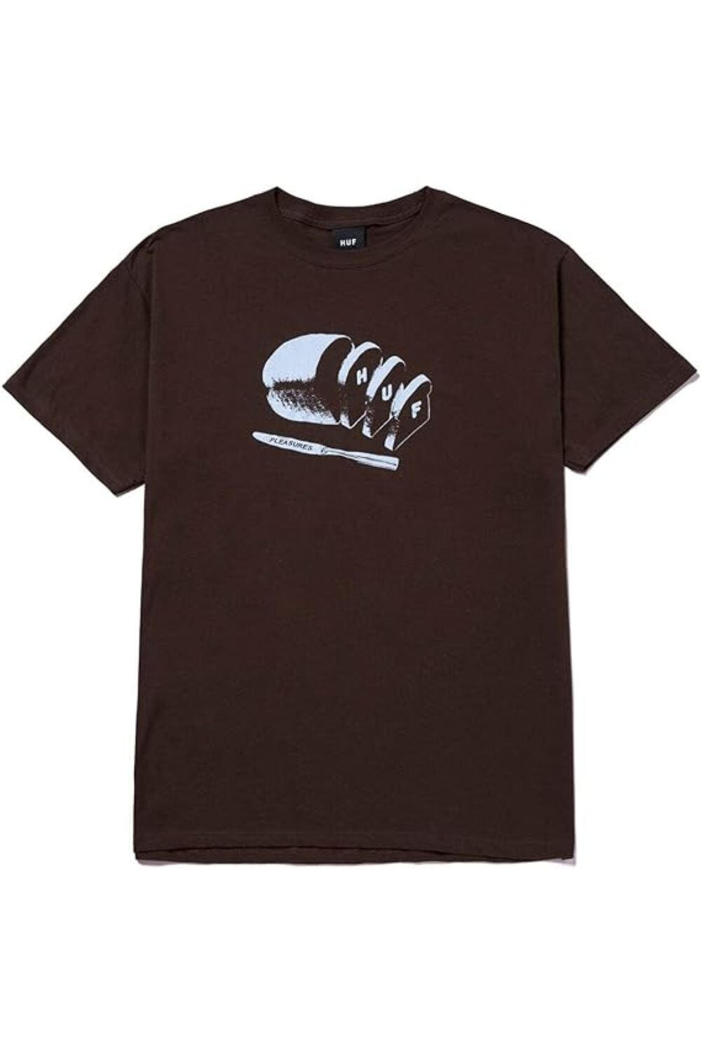 T-shirt de randonnée HUF Breaking Bread pour hommes 1/3