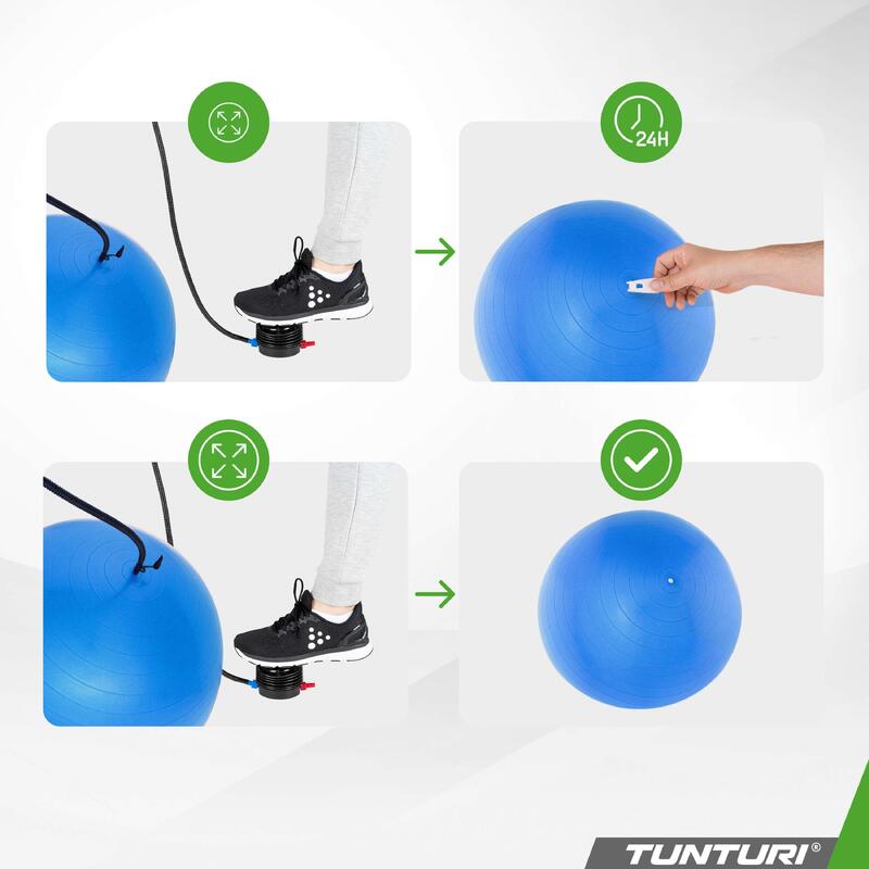 Pelota de fitness - Ø 55 cm - Azul