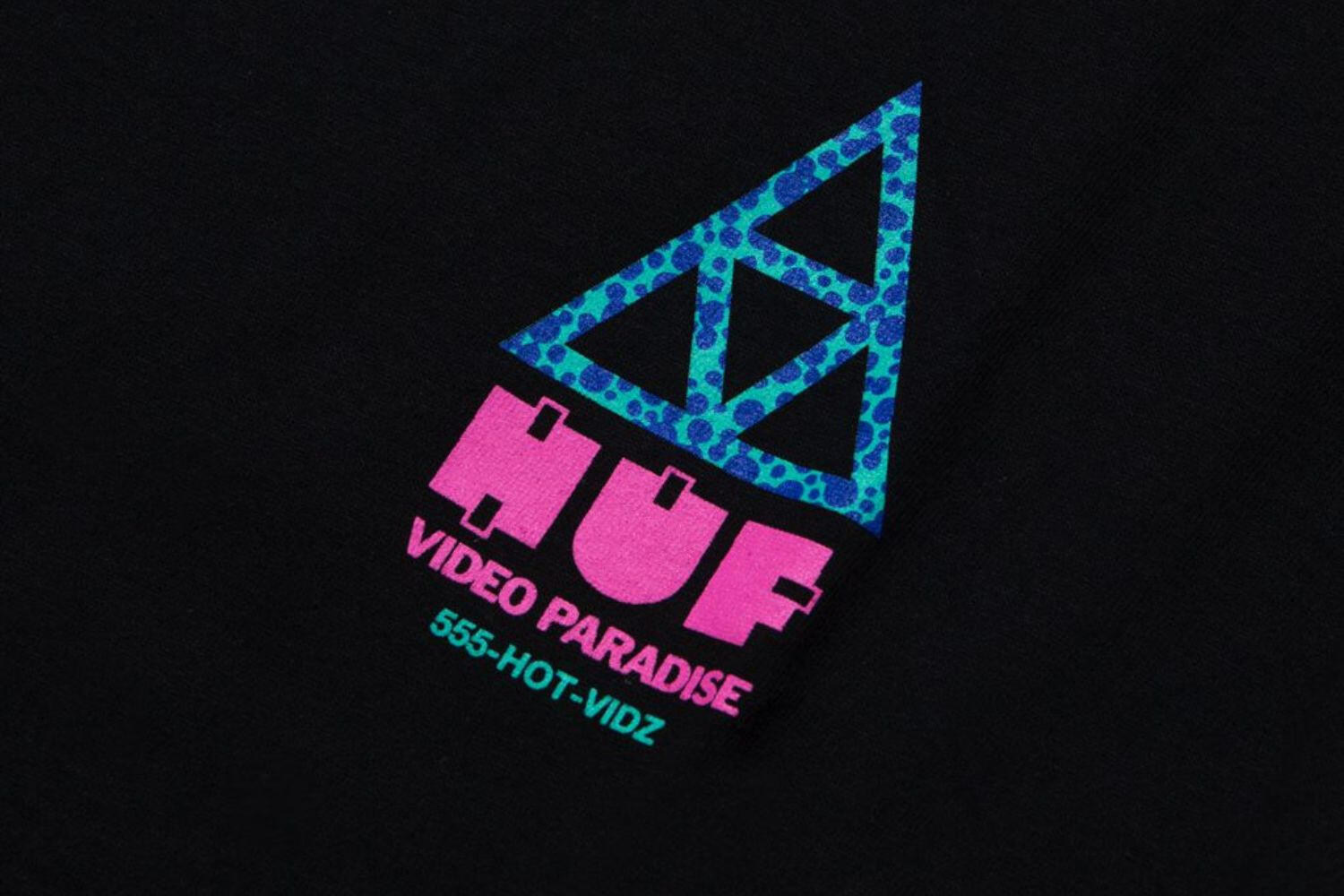 HUF Video Paradise heren t-shirt voor wandelen 3/3