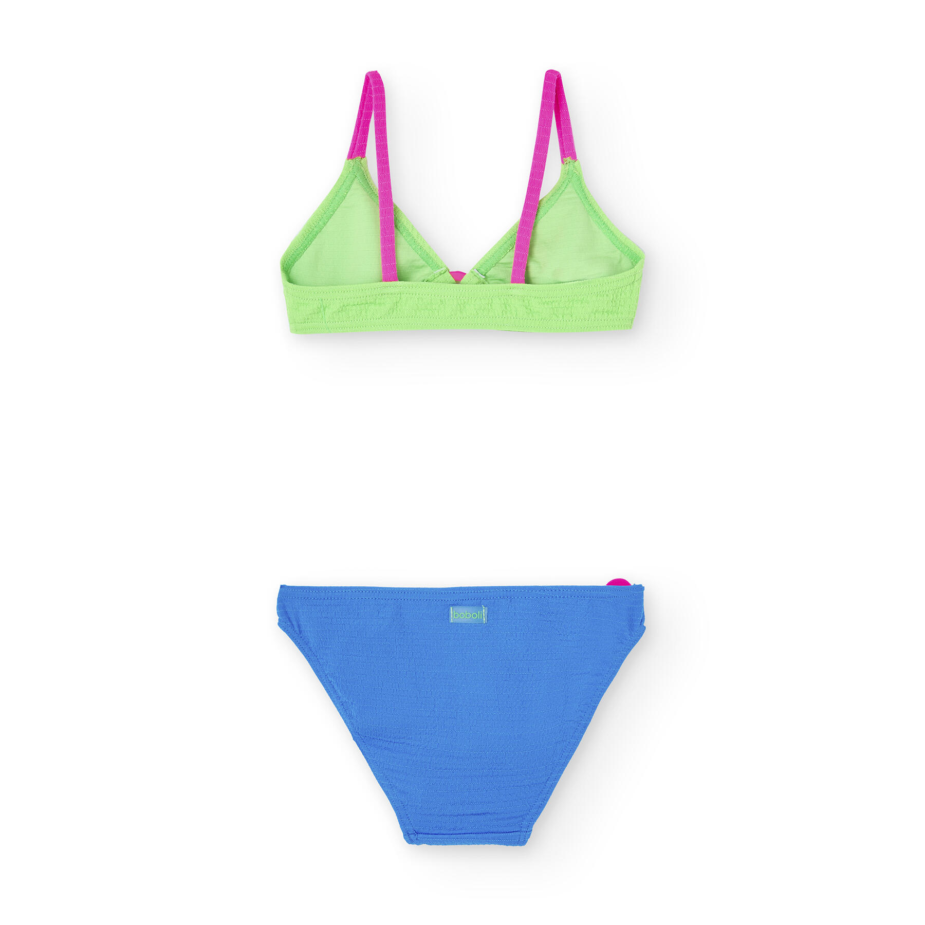 Bikini Natación Niñas Boboli Multicolor 2/5
