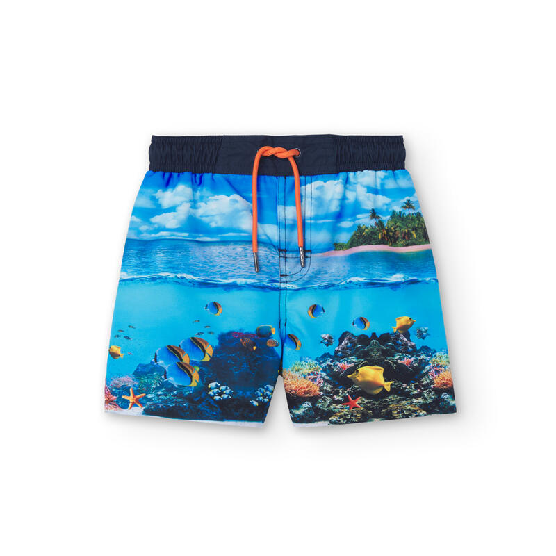 Bañador Natación Niño Boboli Multicolor