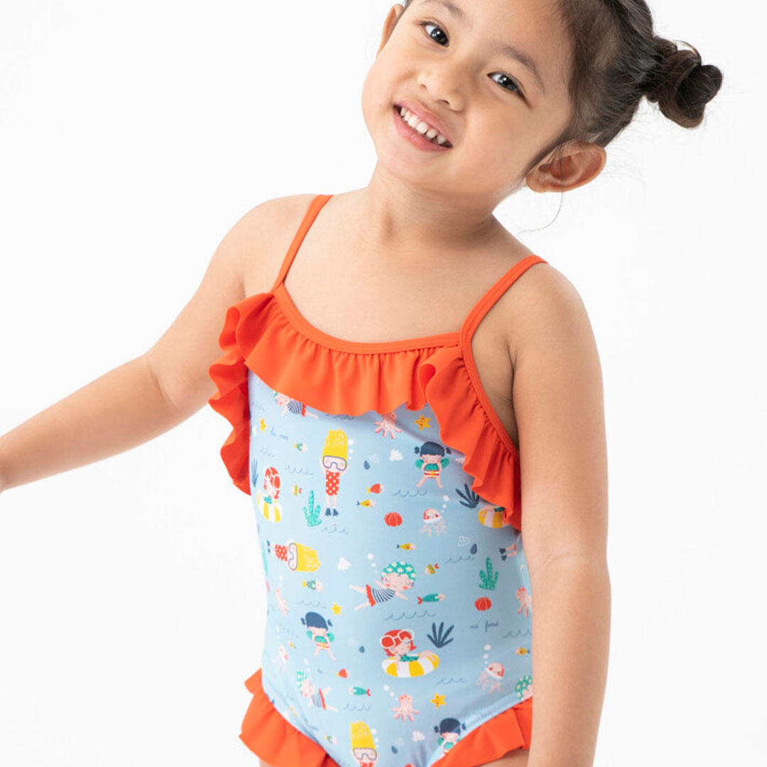 Bañador Natación Niña Boboli Multicolor 5/5