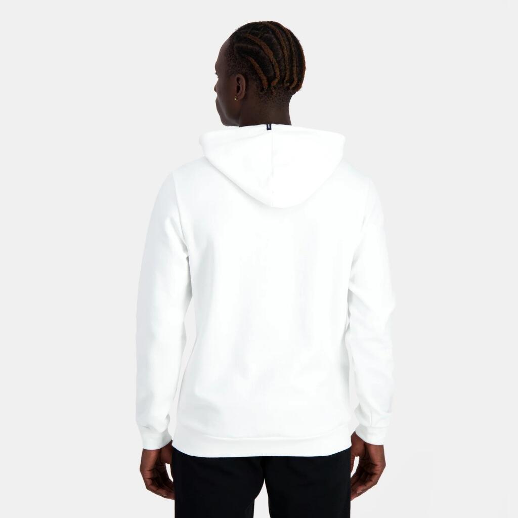 Felpa Le Coq Sportif Modello Ess Hoody N Colore Bianco 3/5
