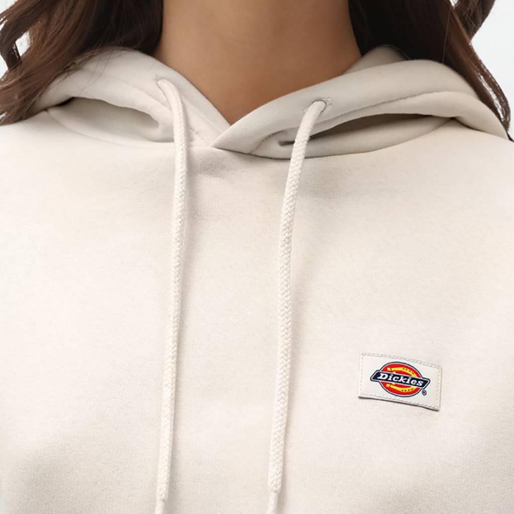 Sweat-shirt Dickies Modèle Oakport Cropped Hoodie Couleur Blanc 4/5
