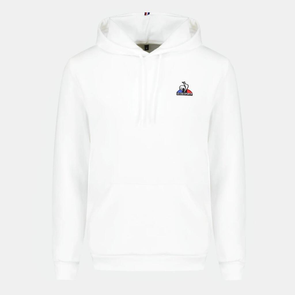 Felpa Le Coq Sportif Modello Ess Hoody N Colore Bianco 2/5