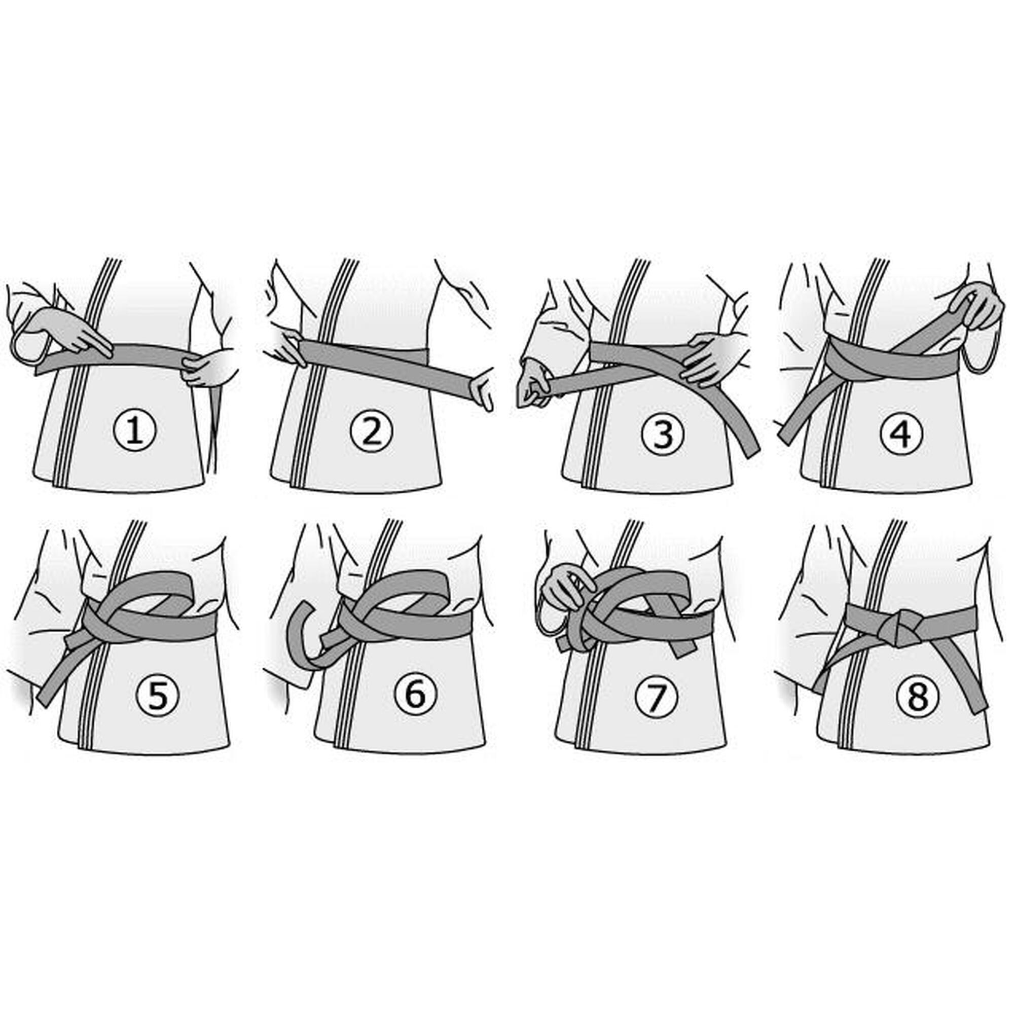 Adidas - Ceinture Adidas Club - Ceinture De Kimono - Rouge - 320 Mm - Decathlon