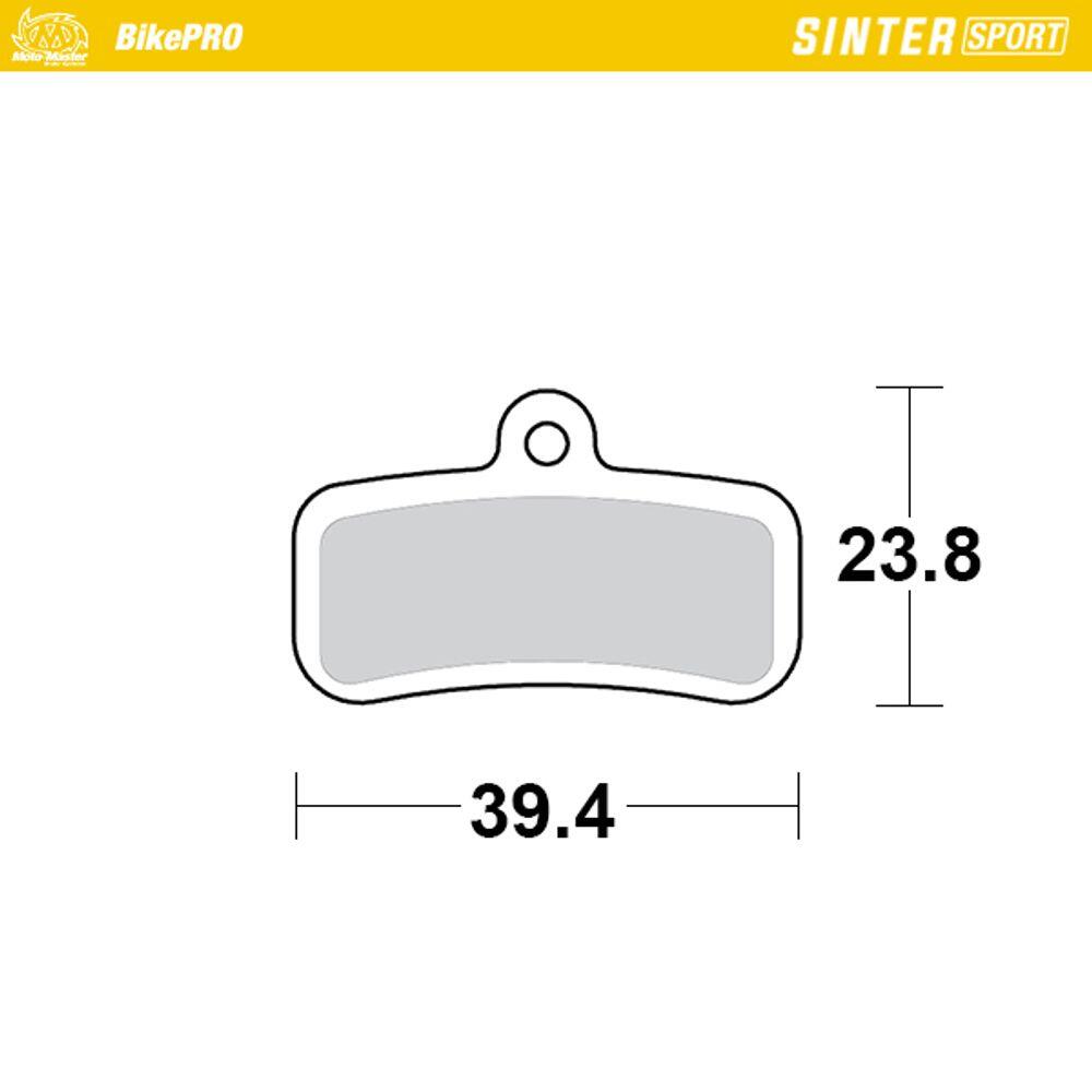 Pastiglie Freno Bici SinterSport ottime sul bagnato - Shimano D type 2/4