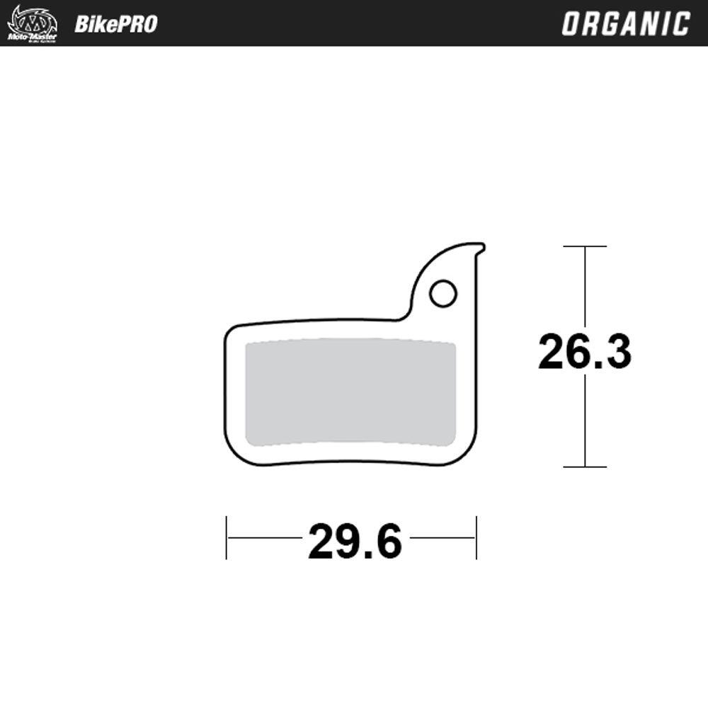 Organic-Bremsbeläge für Fahrräder mit Harzmischung – Sram Red, Force, Apex 2/4