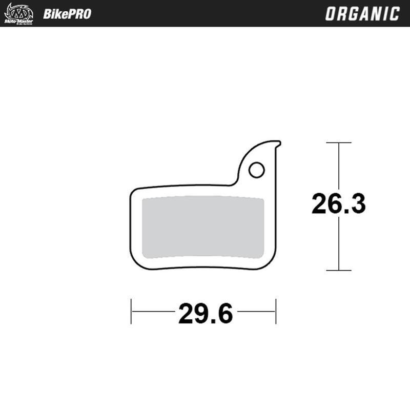 Pastillas Freno Apex Force Bicicletas Orgánicas Mezcla de Resina - Sram Red