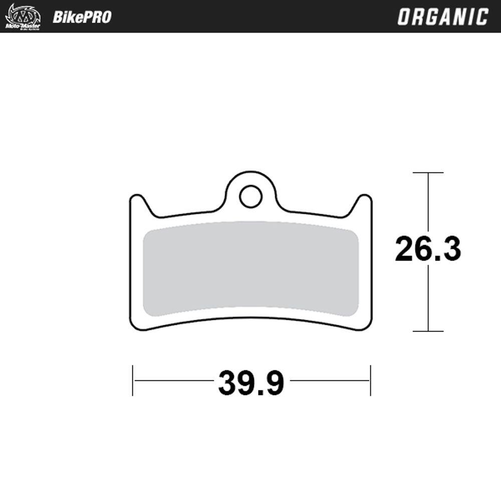 Pastiglie Freno Bici Organic con mescola in resina - Hope V4 2/4