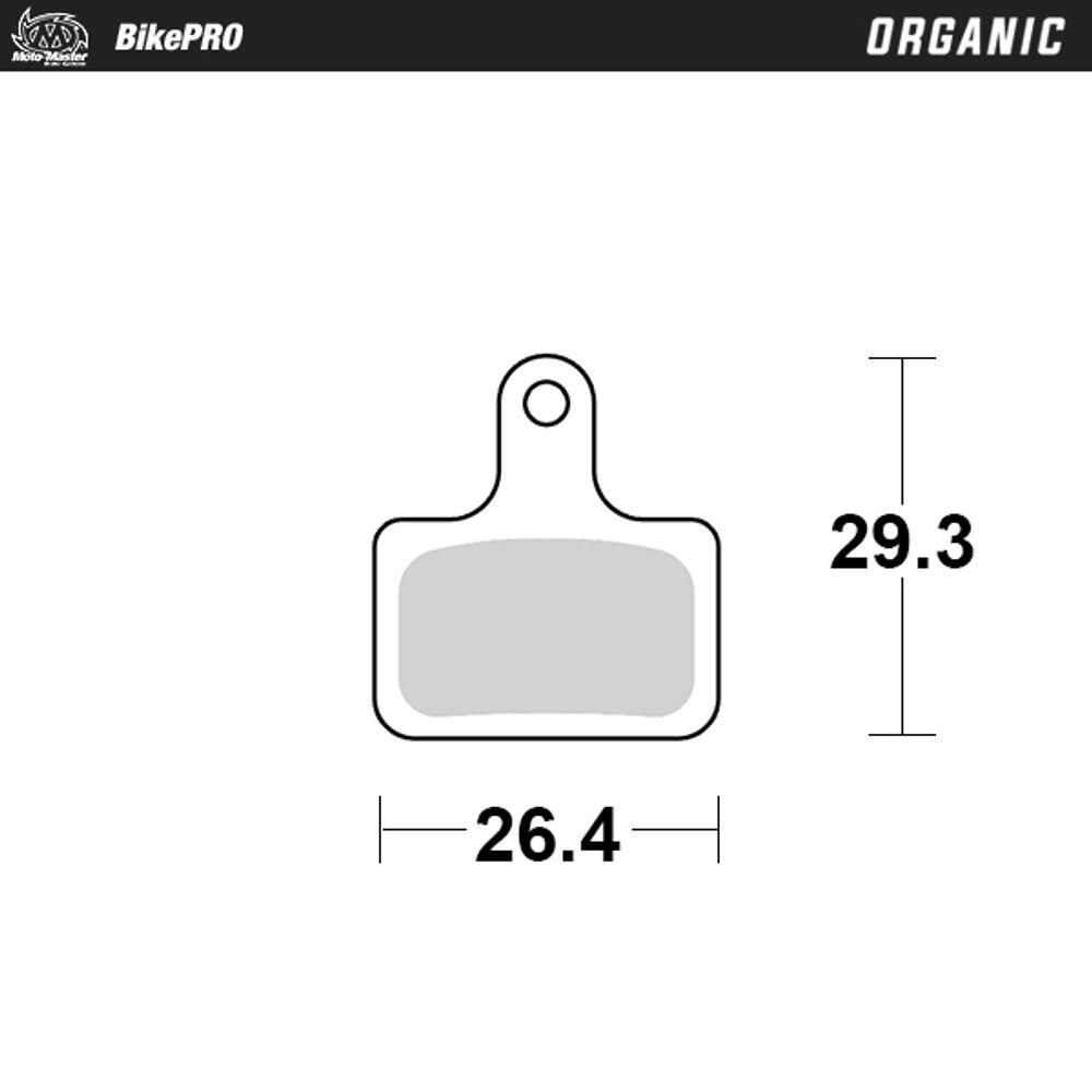 Organische fietsremblokken met harsmengsel - Shimano K-type 2/4