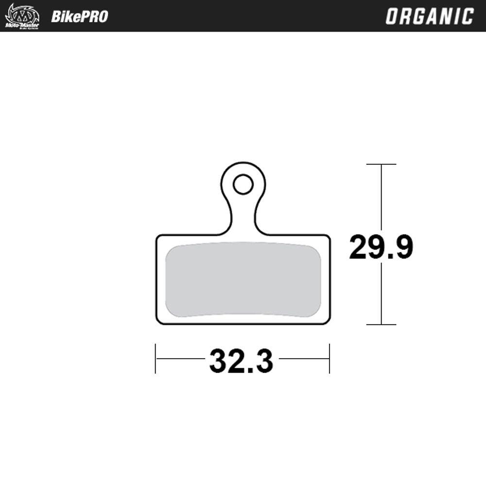 Pastiglie Freno Bici Organic con mescola in resina - Shimano G type 2/4