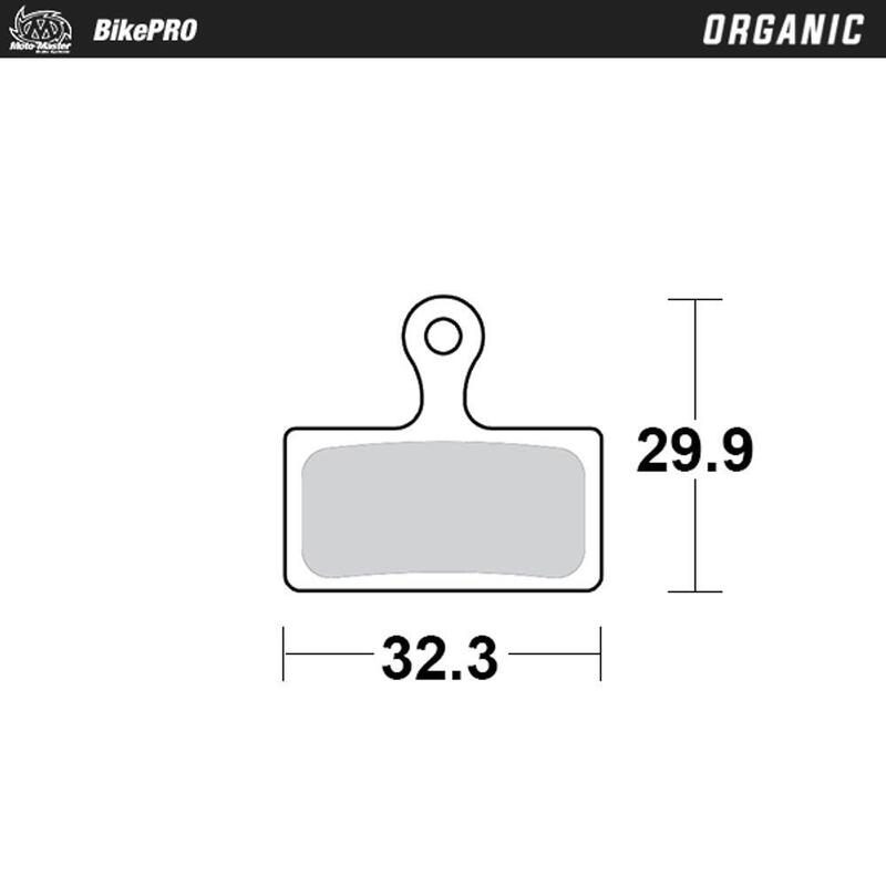 Pastillas de freno Shimano tipo G orgánicas bicicleta con compuesto de resina