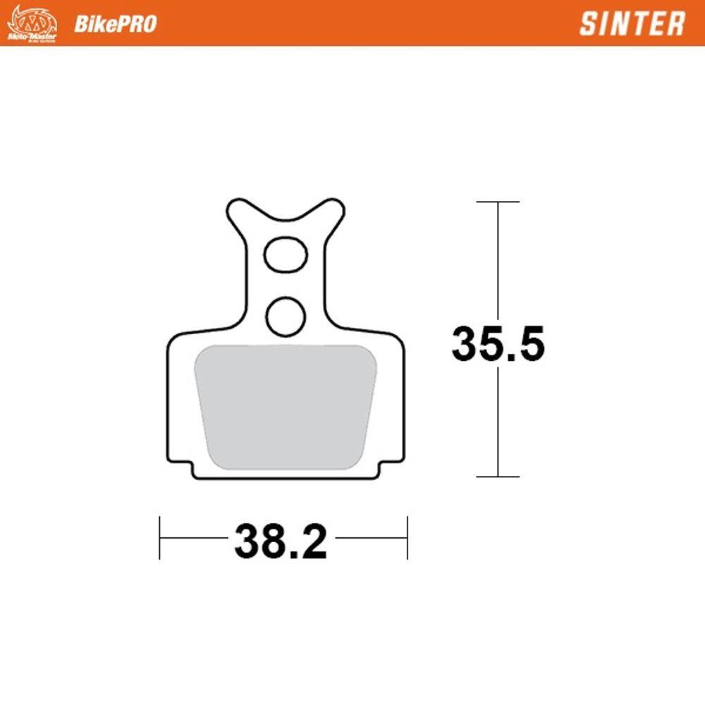 Pastillas de freno Bici Sinter ideales para bicicletas y bicicletas eléctricas 2/4