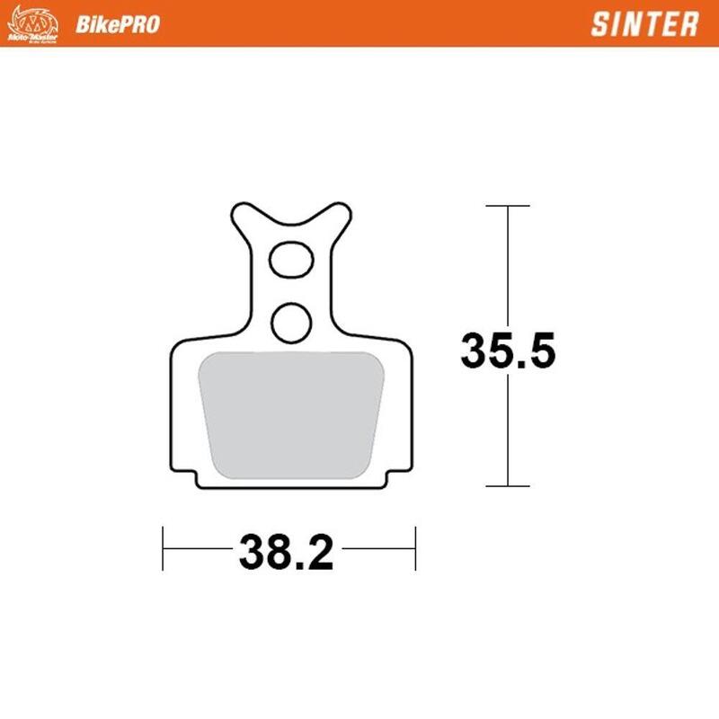 Pastillas de freno Bici Sinter ideales para bicicletas y bicicletas eléctricas