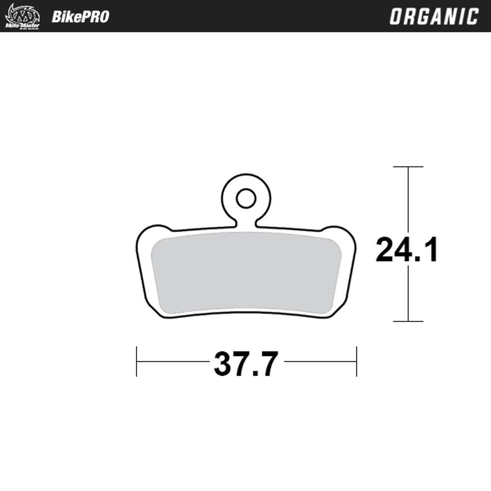 Pastiglie Freno Bici Organic con mescola in resina - Sram 4-piston 2/4