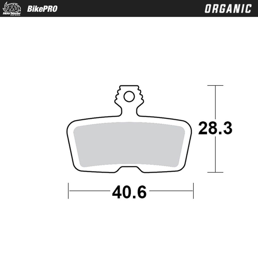 Pastiglie Freno Bici Organic con mescola in resina - Avid Code R, Sram Guide RE 2/4