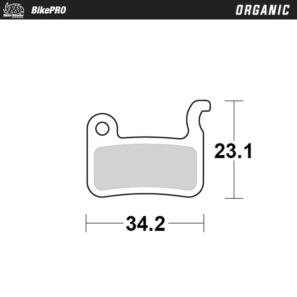 Pastiglie Freno Bici Organic con mescola in resina - Shimano A type 2/4