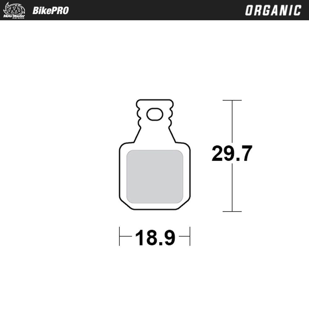 Pastillas de freno para bicicleta Organic con mezcla de resina - Magura MT 5, 7 2/4
