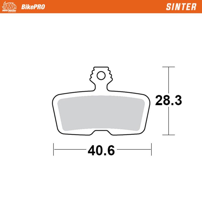 Pastillas de freno Bici Sinter ideales para bicicletas y bicicletas eléctricas