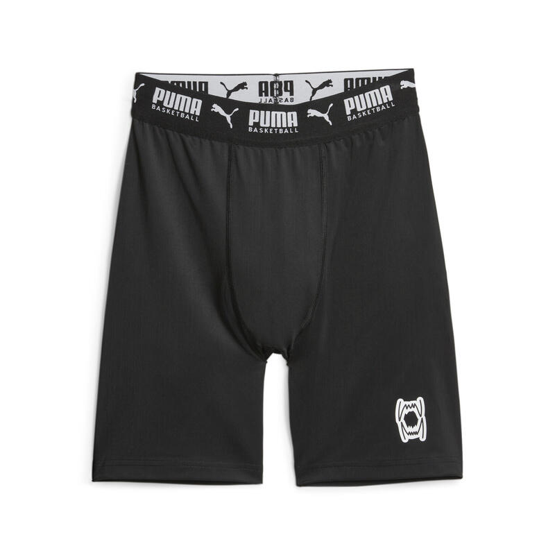 Pantaloncini da basket Hoops Team per ragazzi PUMA Black