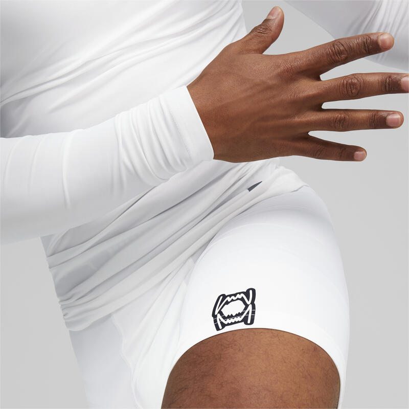 Pantaloncini da basket Hoops Team per ragazzi PUMA White