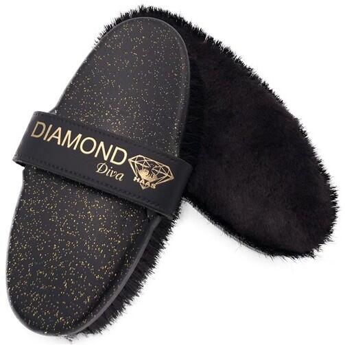 HAAS Bürste Kardätsche DIAMOND DIVA schwarz