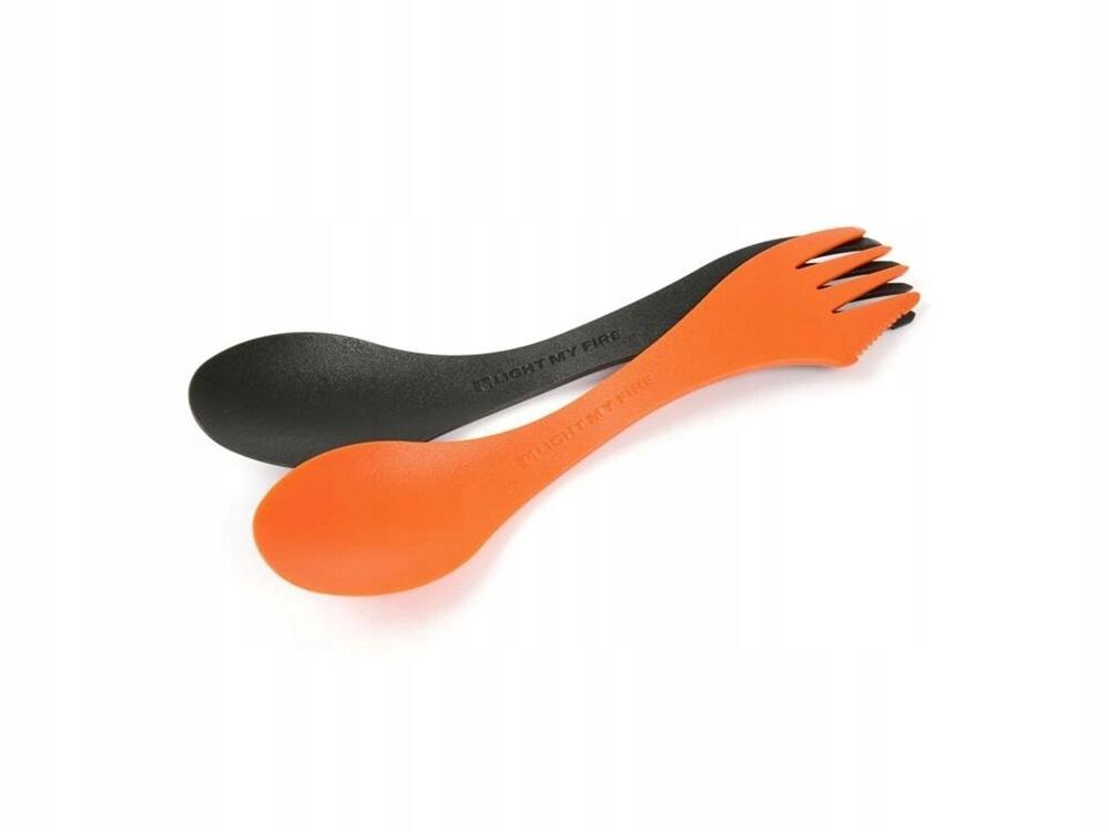 LIGHT MY FIRE Light My Fire Spork Original 2 Pack Rusty Orange/Salty Black