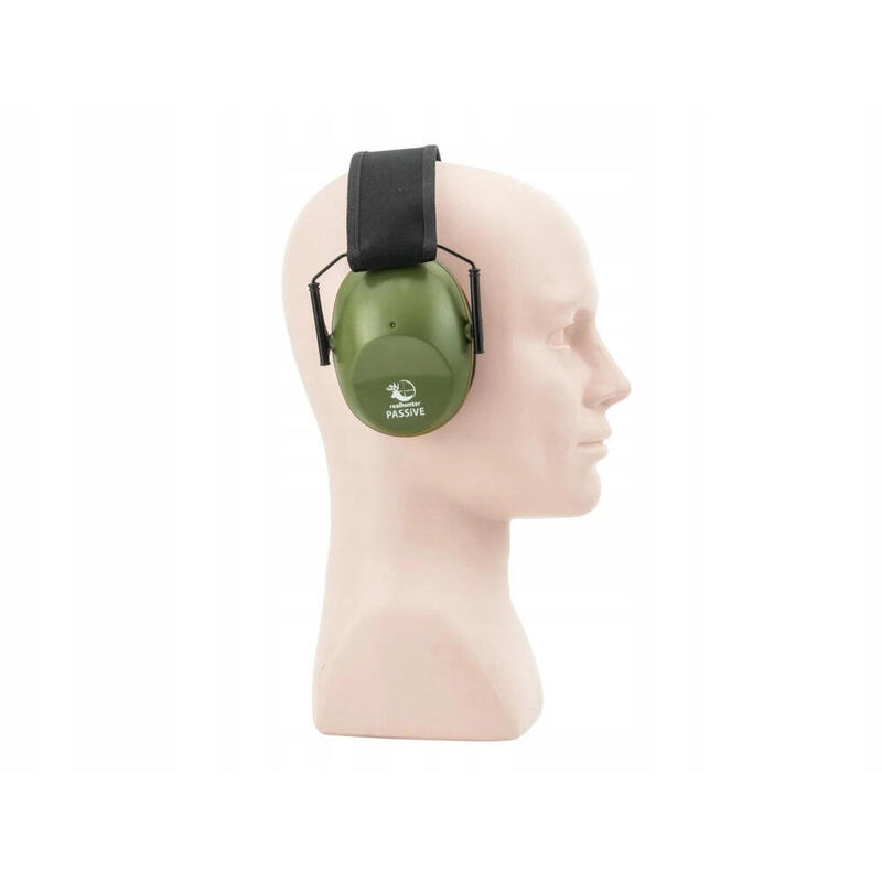 Słuchawki RealHunter Passive oliwkowe