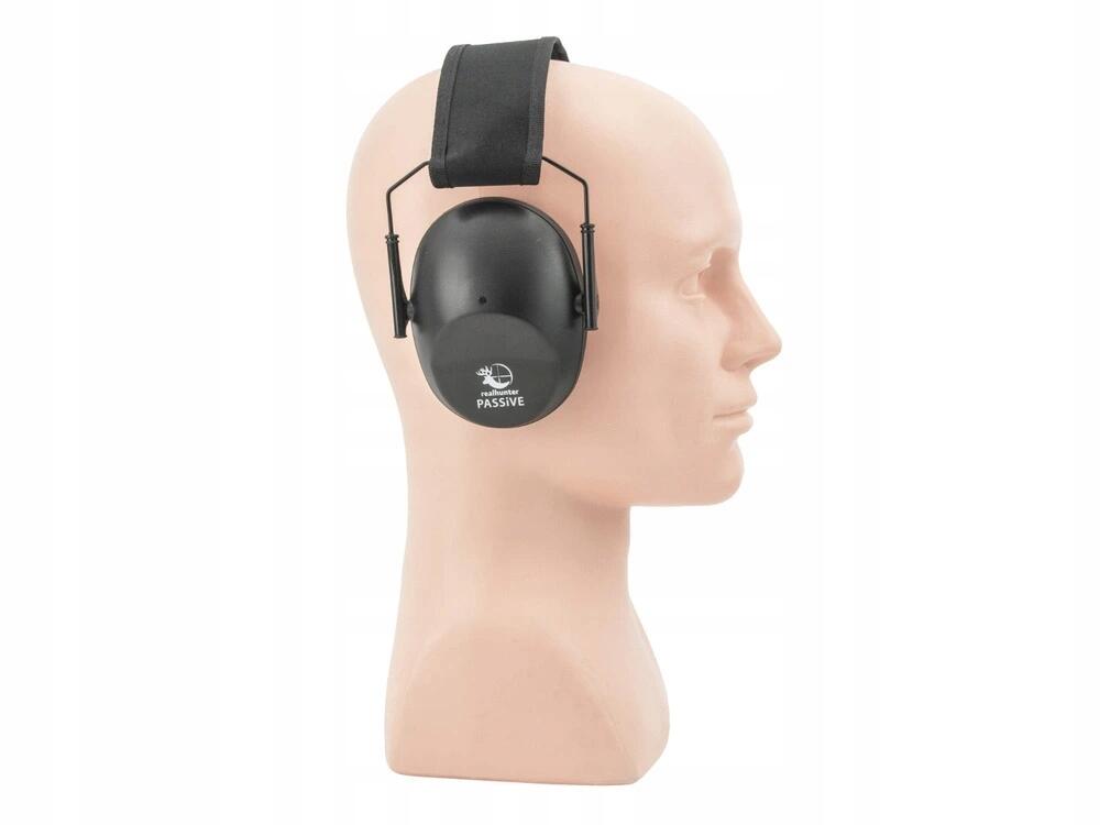Słuchawki RealHunter Passive czarne 5/6