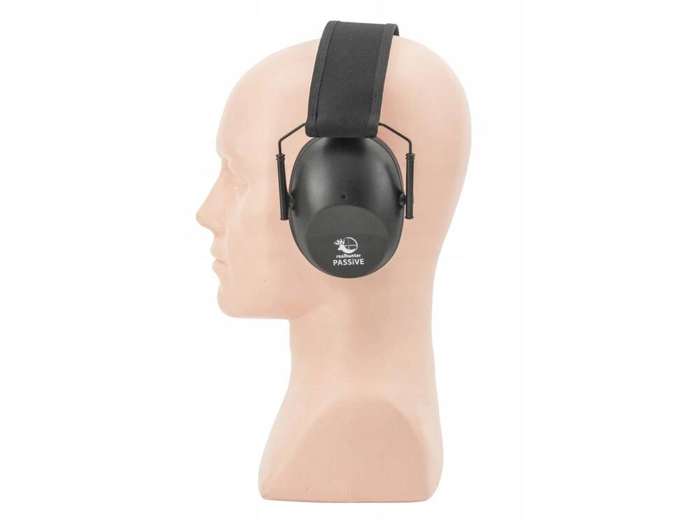 Słuchawki RealHunter Passive czarne 6/6