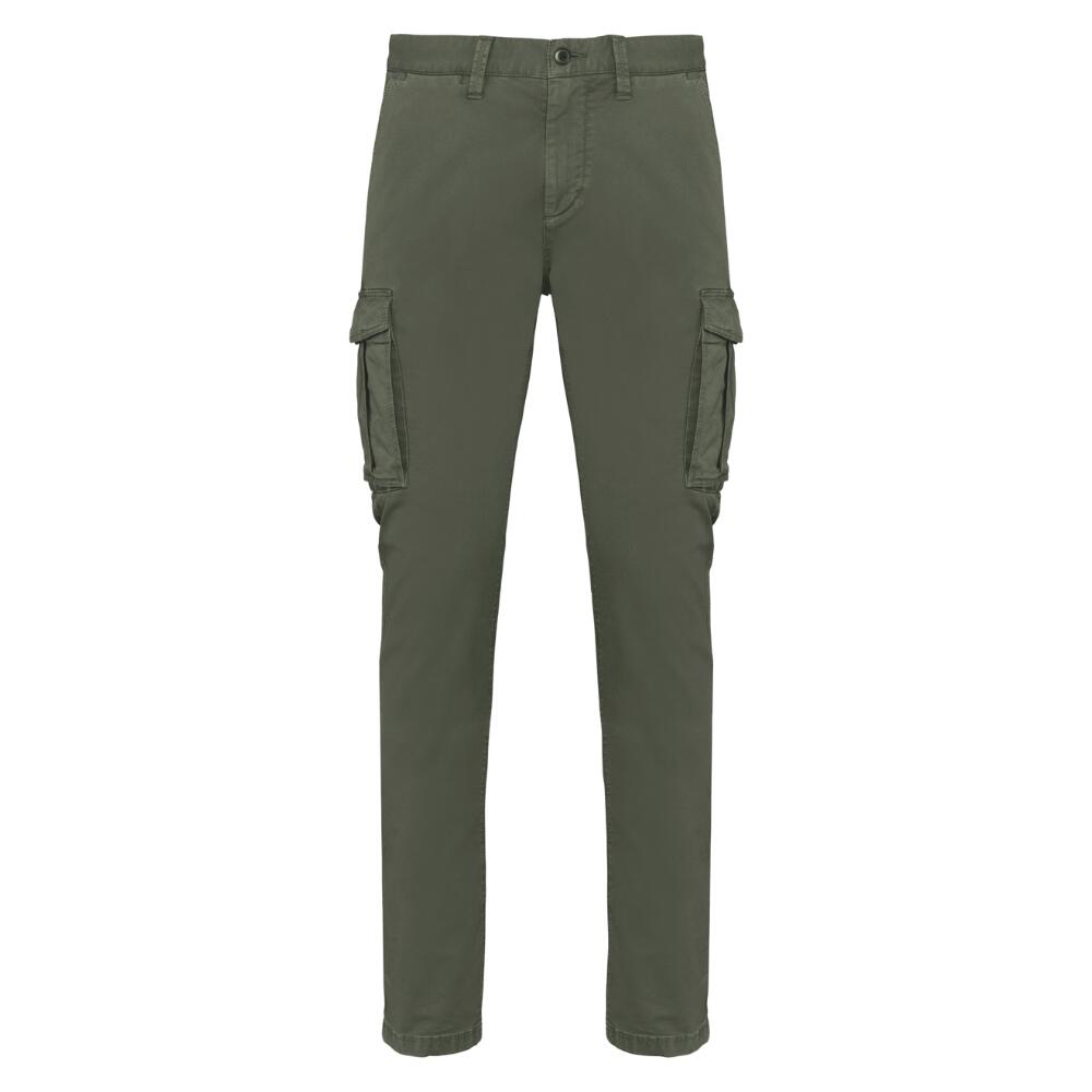 PASION MORENA Pantalón Caza Hombre Pasión Morena 05039 Verde Multibolsillo con Cremallera