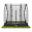 Trambulina Salta COMFORT EDITION GROUND Dreptunghiulara 214x153 cm Negru