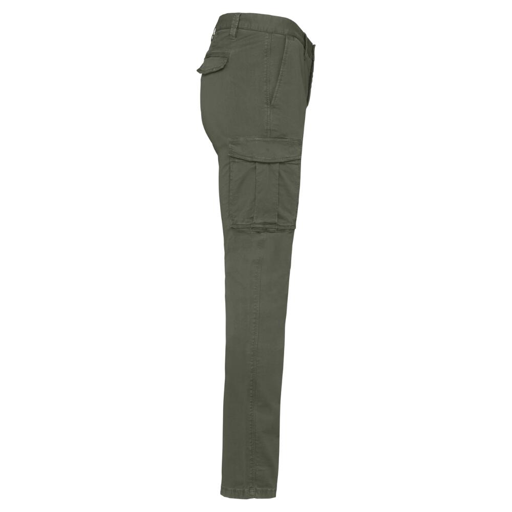 Pantalón Caza Hombre Pasión Morena 05039 Verde Multibolsillo con Cremallera 3/3
