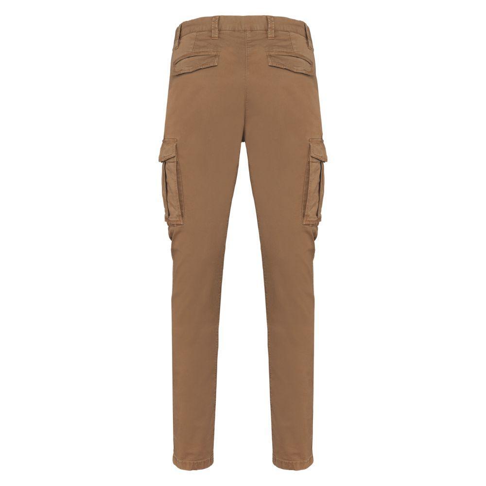 Pantalón Caza Hombre Pasión Morena 05039 Camel Multibolsillo con Cremallera 2/3