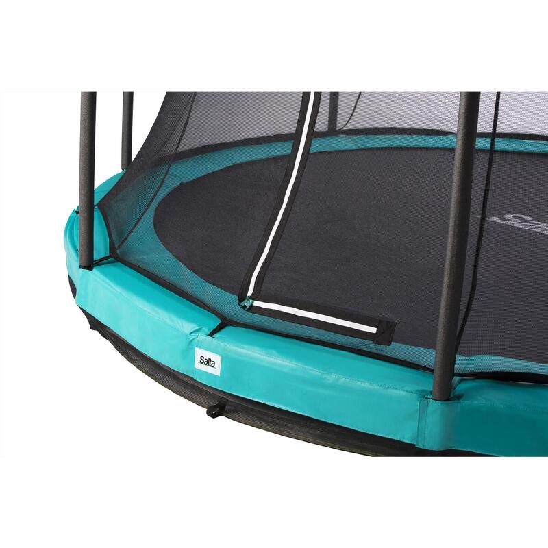 Trampoline - Comfort Edition Ground - 213 cm - Rond Vert