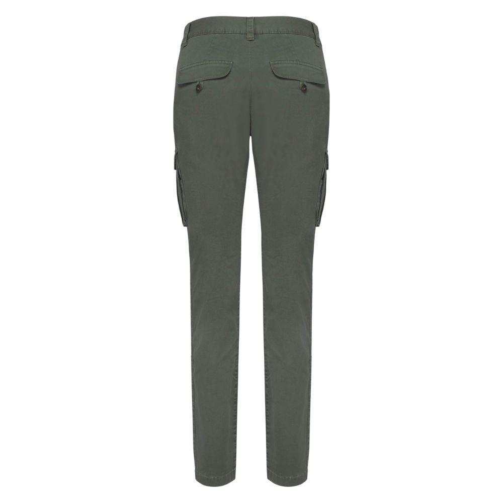 Pantalón Caza Mujer Pasión Morena 06030 Verde Multibolsillo con Cremallera 3/3