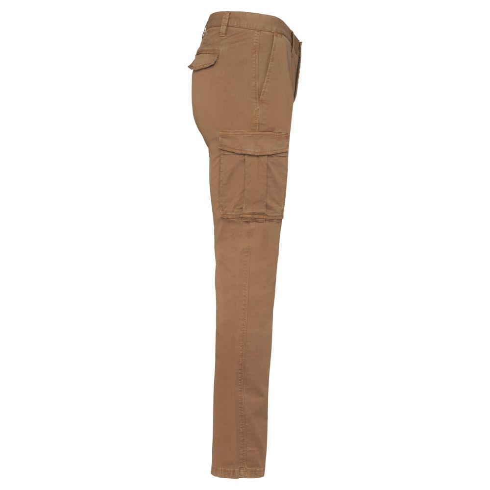 Pantalón Caza Hombre Pasión Morena 05039 Camel Multibolsillo con Cremallera 3/3