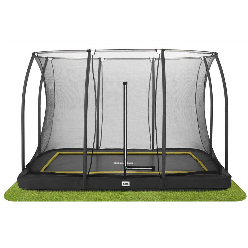 Trampoline - Sol Comfort Edition - 305 x 214cm - Rectangulaire Noir