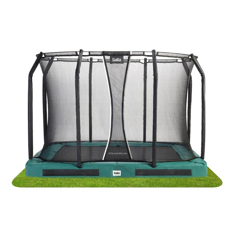 Trampoline - Premium Ground - 305 x 214 cm - Rectangulaire Vert