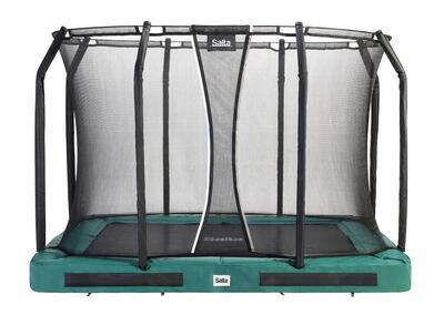 Trampoline - Premium Ground - 214 x 153 cm - Rechteckig Graun