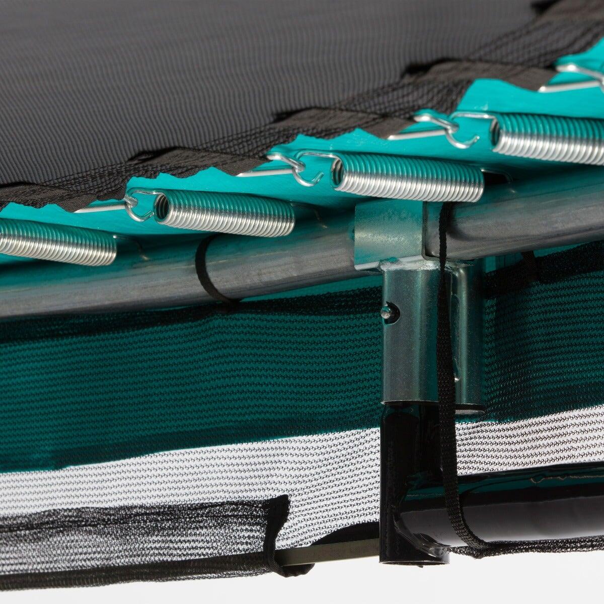 10ft Salta Green Comfort Edition InGround Round Trampoline with Enclosure 4/7