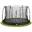 Trambulina Salta COMFORT EDITION GROUND Rotunda 396 cm Negru
