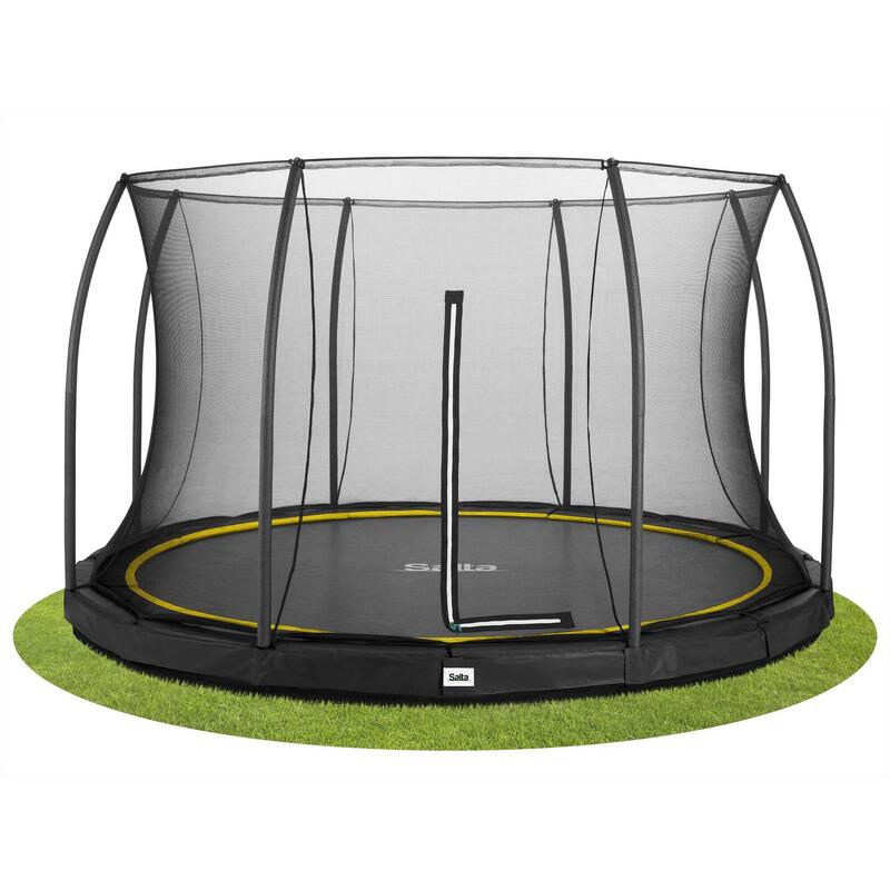 Trambulina Salta COMFORT EDITION GROUND Rotunda 396 cm Negru