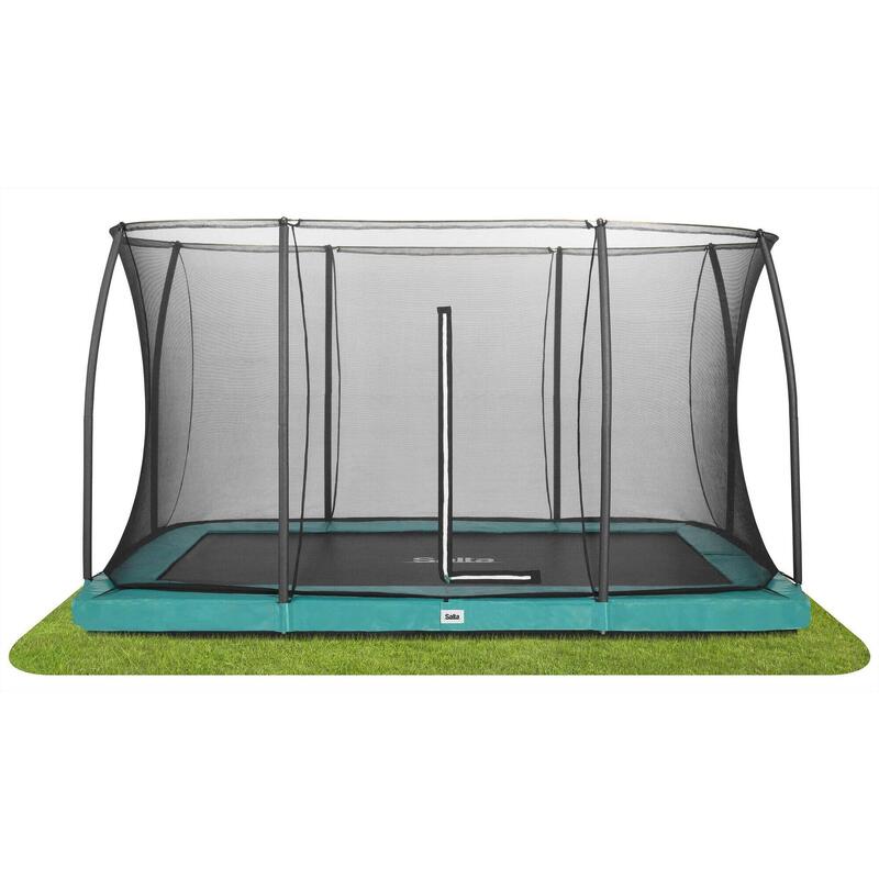 Trampoline - Sol Comfort Edition - 366x244cm - Rectangulaire Vert